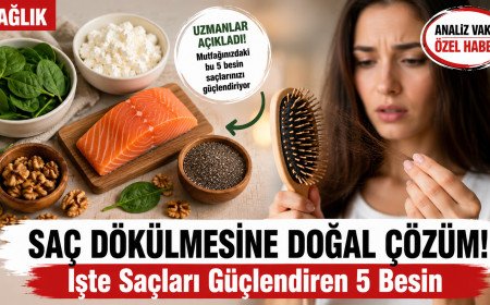 Saç Dökülmesine Karşı Doğal Kalkan! Uzmanların Önerdiği 5 Besin